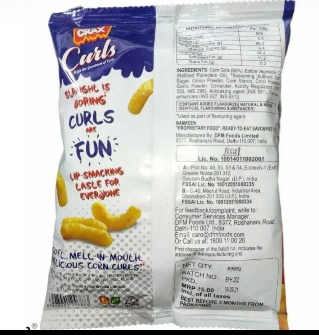 Curls Crax | Pack Of 2 | BH Chatpata House